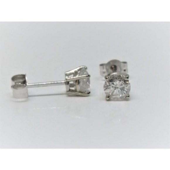 Natural Diamond Studs - Picture 2 of 10
